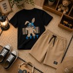 تیشرت تک طرح خرگوش